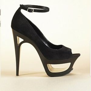 Black Jessica Simpson Cutout Heels